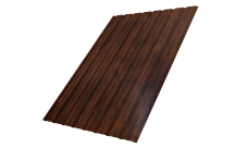 Профнастил С10B 0,45 Print-Double Premium Cherry Wood Dark F