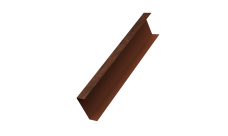 Декоративная накладка на столб универсальная 60х60 для забора жалюзи 0,45 Print Premium Cherry Wood Dark FTC (3м)