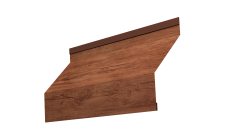 Ламель забора жалюзи Milan new 0,45 Print Premium Rowan Wood Intense FTC