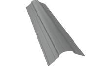 Планка конька фигурного 70х70 Grand Line 0,45 Drap TX RAL 7004 сигнальный серый (2м)