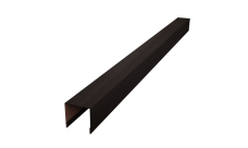 Планка вертикальная лицевая для забора жалюзи Palermo 0,45 Print Elite Coffee Wood TwinColor (1,8м)