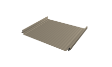 Кликфальц Pro Gofr Grand Line 0,45 PE с пленкой на замках RAL 1015 светлая слоновая кость