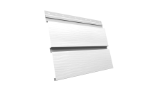 Квадро Брус 3D в01 Grand Line 0,45 Drap ТХ с пленкой RAL 9003 сигнальный белый