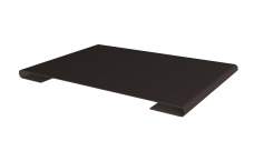 Планка стыковочная Grand Line 0,45 Drap-double TX RR 32 темно-коричневый (2м)