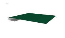 Планка завершающая 0,45 PE с пленкой RAL 6005 зеленый мох (2м)