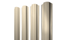 Штакетник Прямоугольный фигурный Grand Line 0,45 Print Elite Milky Wood TwinColor