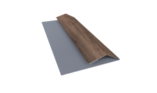 Планка финишная Блок-Хаус новый Grand Line 0,45 Принт Премиум Миндальное дерево Фреш (2м)