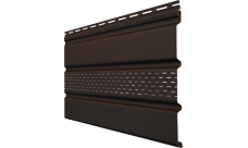 Софит Классика Grand Line частично перфорированный шоколадный (3,0м)