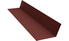 Планка примыкания 90х140 Grand Line 0,5 Satin с пленкой RAL 3009 оксидно-красный (2м)