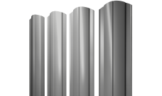 Штакетник Круглый фигурный 0,45 Drap TX RAL 7047 телегрей 4