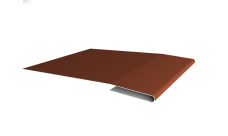 Планка начальная 0,45 Drap ST RAL 8004 терракота (3м)