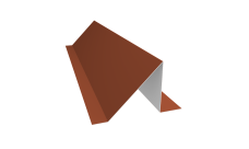 Планка снегозадержания 0,45 PE с пленкой RAL 8004 терракота (2м)