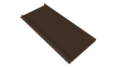 Кликфальц mini Grand Line 0,5 GreenCoat Pural BT с пленкой на замках RR 887 шоколадно-коричневый (RAL 8017 шоколад)