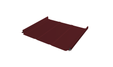 Кликфальц Pro Line Grand Line 0,5 Satin с пленкой на замках RAL 3005 красное вино