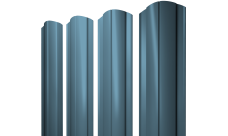 Штакетник Круглый фигурный Grand Line 0,45 Drap TX RAL 5024 пастельно-синий