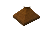 Угол отлива внешний 150 Grand Line 0,45 Принт Элит с пленкой Золотой дуб TwinColor