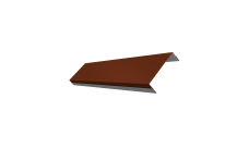 Ламель обратная 100 забора жалюзи Texas Grand Line 0,5 Satin RAL 3009 оксидно-красный