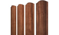 Штакетник Круглый фигурный Grand Line 0,45 Print Premium Rowan Fresh TwinColor