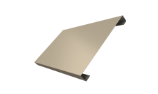 Ламель лицевая 200 забора жалюзи Texas 0,45 Drap TX RAL 1015 светлая слоновая кость