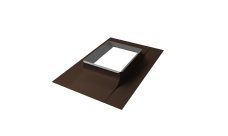 Оклад трубы Длина вдоль ската 790 х Ширина вдоль карниза 670 0,45 Drap TX RAL 8017 шоколад