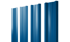 Штакетник М-образный A с прямым резом Grand Line 0,5 Satin RAL 5005 сигнальный синий