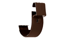 Соединитель желоба GL PU Matt 125 мм RAL 8017 шоколад
