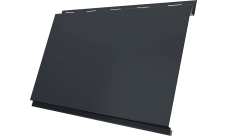 Вертикаль классик Grand Line 0,5 Сатин матовый с пленкой RAL 7024 мокрый асфальт