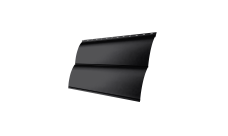 Блок-хаус new Grand Line 0,5 Satin Matt TX с пленкой RAL 9005 черный