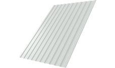 Профнастил С8A v01 Grand Line 0,45 PE с пленкой RAL 9003 сигнальный белый