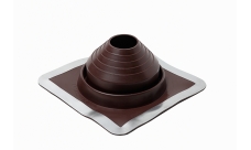 Проходной элемент (мастер флеш) прямой №4 (75-160мм) +240 силиконовый коричневый