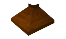 Угол отлива внешний 250 Grand Line 0,45 Принт Премиум двухсторонний с пленкой Золотой дуб насыщенный Фреш