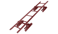 Лестница кровельная для фальца RAL 3011 (1,92м)