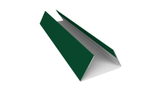 Планка стыковочная составная нижняя Экобрус Grand Line 0,45 PE с пленкой RAL 6005 зеленый мох (2м)