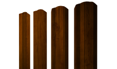 Штакетник М-образный A фигурный Grand Line 0,45 Print Premium Golden Wood Intense FTC