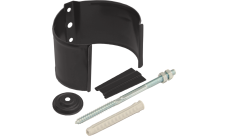 Кронштейн трубы на кирпич Grand Line ПУ матовый 90мм RR 32 темно-коричневый