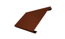 Ламель лицевая 200 забора жалюзи Texas Grand Line 0,45 PE RAL 3009 оксидно-красный