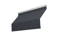 Ламель забора жалюзи Milan Slim 0,5 PE RAL 7024 мокрый асфальт