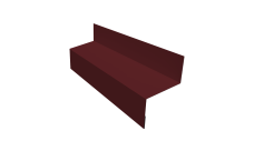 Отлив межэтажный 45 0,45 Drap TX RAL 3005 красное вино (3м)