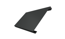 Ламель лицевая 200 забора жалюзи Texas Grand Line 0,45 Drap TX RAL 7016 антрацитово-серый