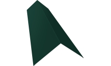 Планка конька плоского 145х145 Grand Line 0,5 Satin Matt TX RAL 6005 зеленый мох (3м)