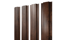 Штакетник Прямоугольный с прямым резом Grand Line 0,45 Print Elite Cherry Wood TwinColor