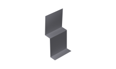 Стартовый профиль фибросайдинга Grand Line 0,7 PE с пленкой RAL 7004 сигнальный серый (3м)