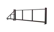 Ворота откатные Жалюзи 2,0х5,5 RR 32 без заполнения