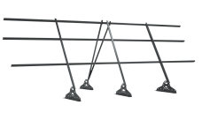 Ограждение кровельное на фальц Grand Line 1,2х3 RAL 7040