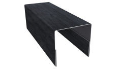 Планка П-образная заборная 20 0,45 Print Premium Grey Wood TwinColor (2,5м)