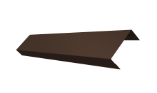 Ламель обратная 50 забора жалюзи Texas 0,45 PE-Double RAL 8017 шоколад