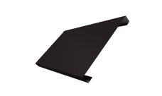 Ламель лицевая 200 забора жалюзи Texas Grand Line 0,45 Drap TX RAL 9005 черный