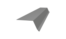 Планка капельник 100х55 Grand Line 0,45 Drap TX RAL 7047 телегрей 4 (2м)