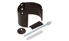 Кронштейн трубы на кирпич GL PU 100 мм RAL 8017 шоколад