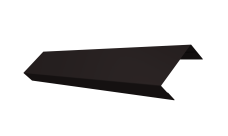 Ламель обратная 50 забора жалюзи Texas 0,45 PE-Double RAL 9005 черный